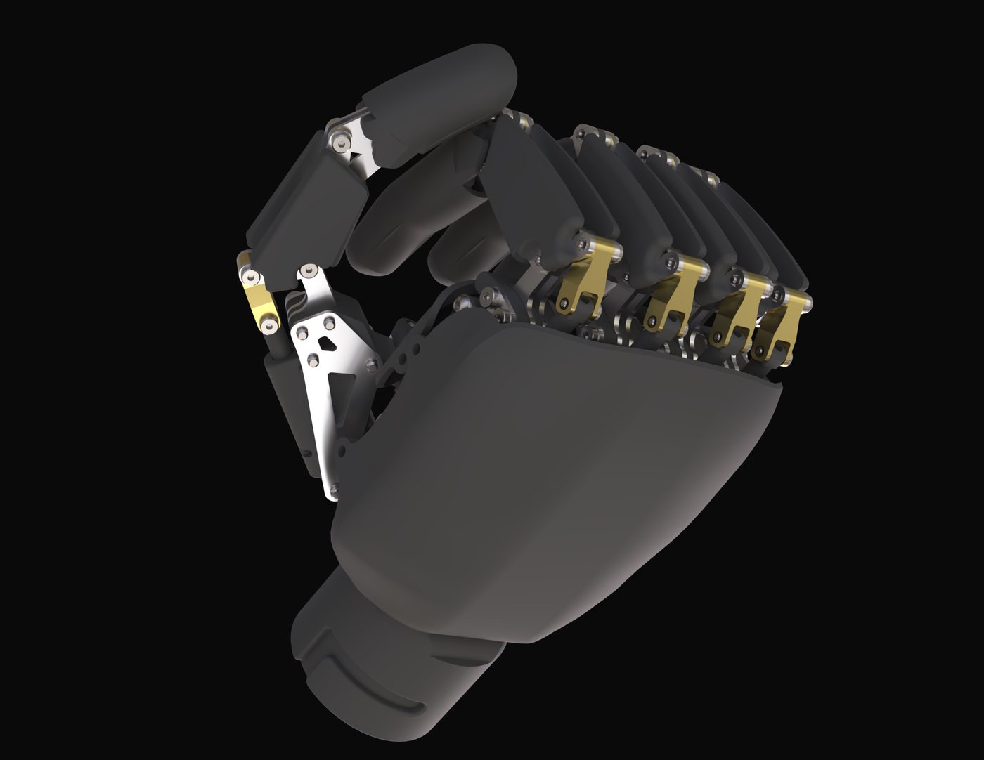 Dex Hand mounted on 6-axis arm, cell context
