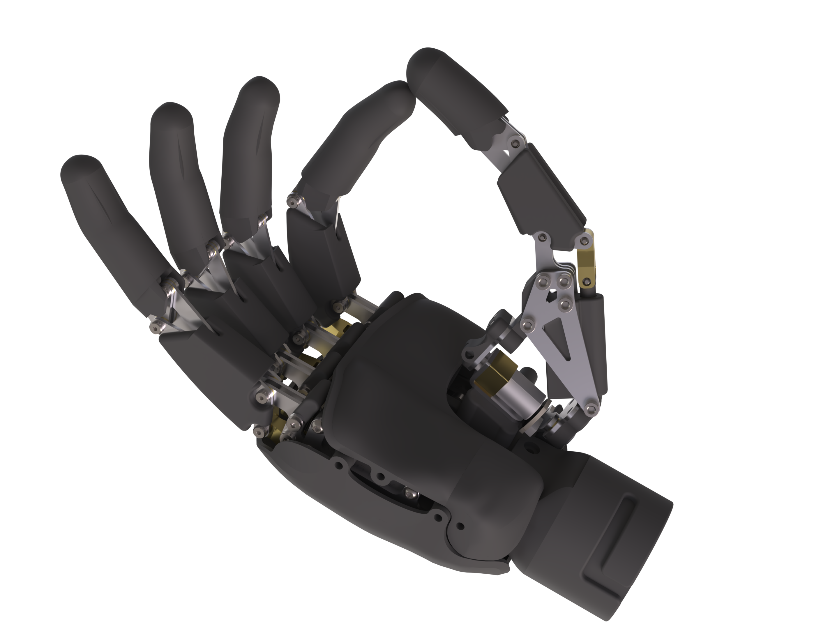 Dex Hand fingertip detail, sensor array