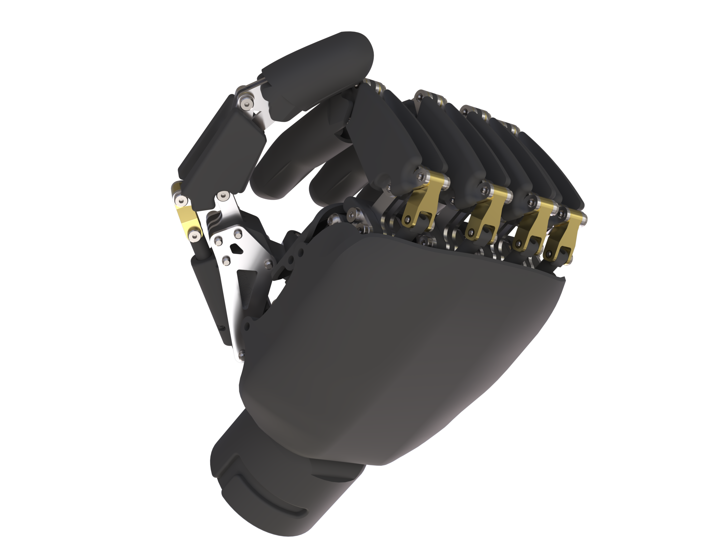 Dex Hand mounted on 6-axis arm, cell context